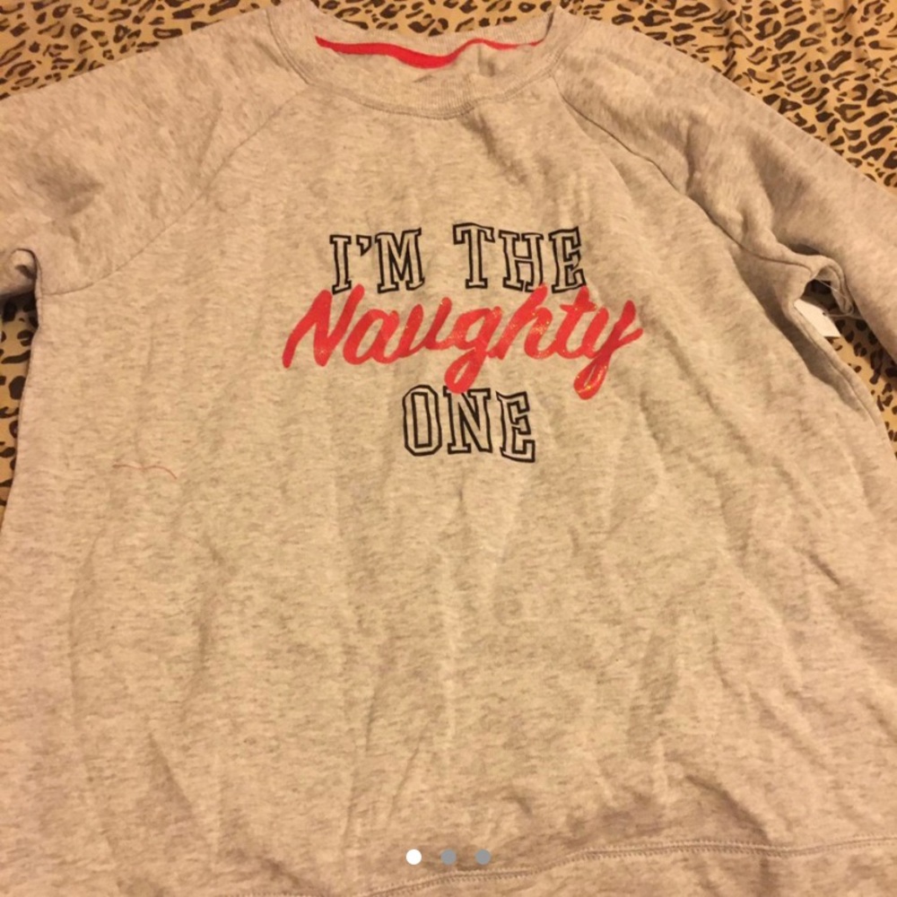 “I’m the Naughty One” sweater